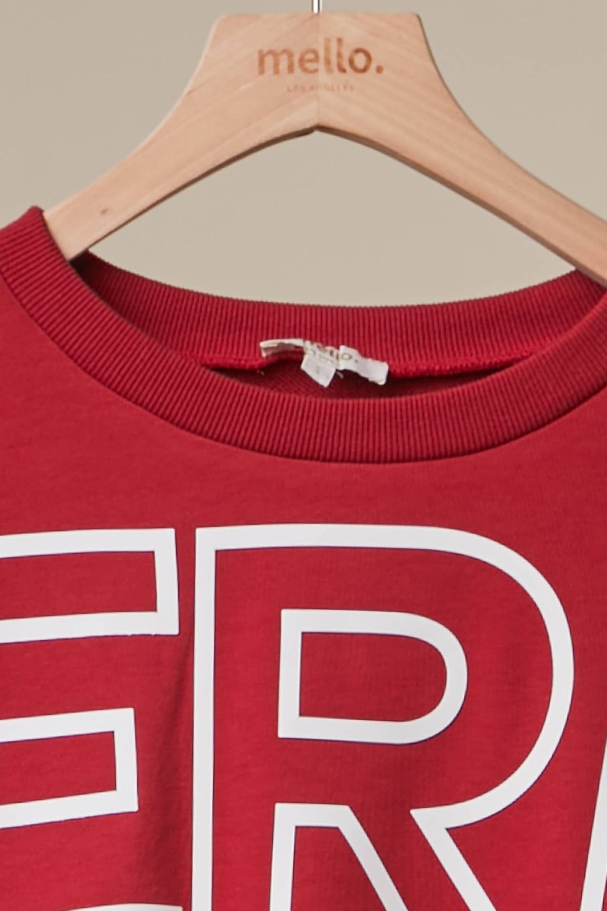 Merry Christmas  Letter print Sweatshirt