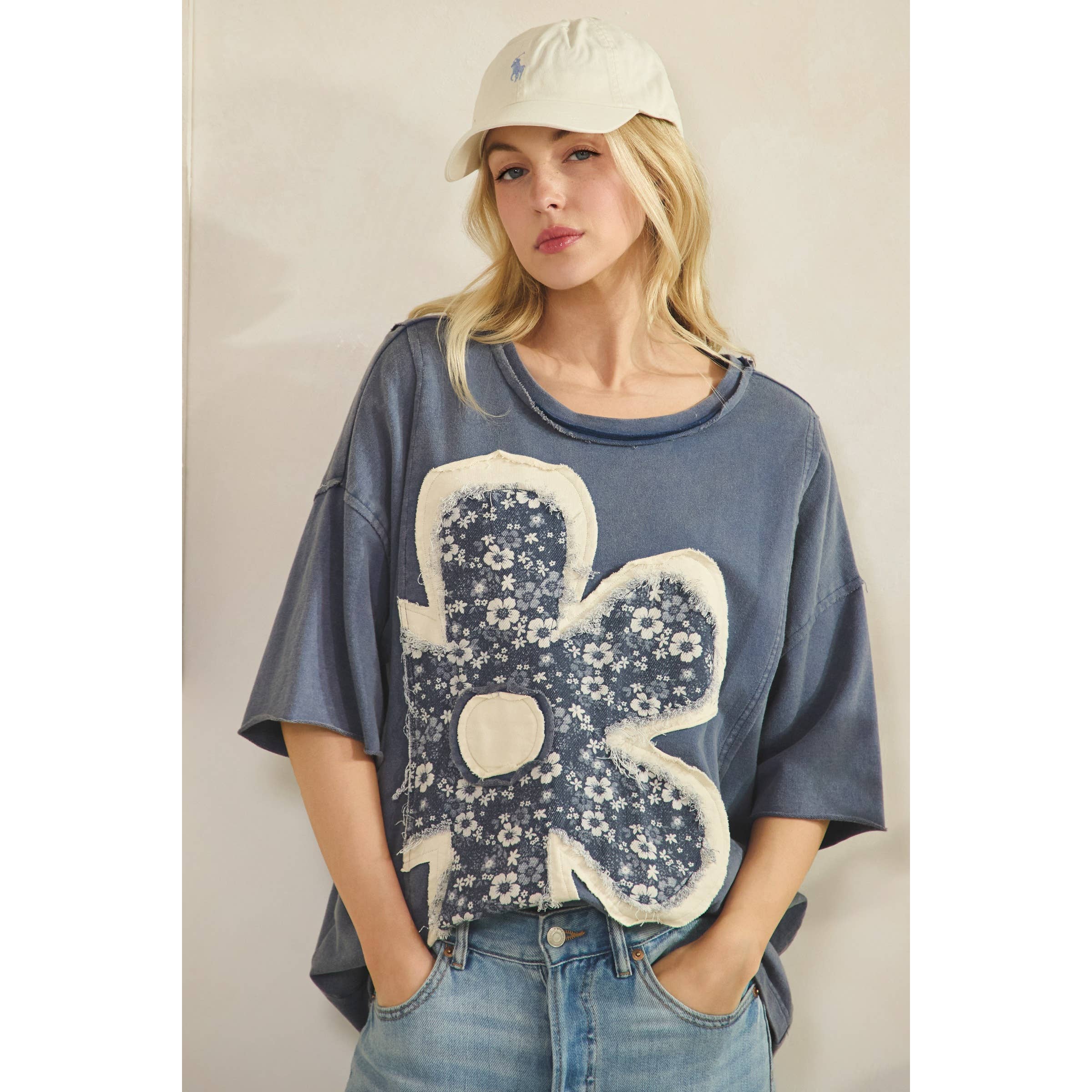 FREE SPIRIT FLORAL PATCH TOP by Sage & Fig