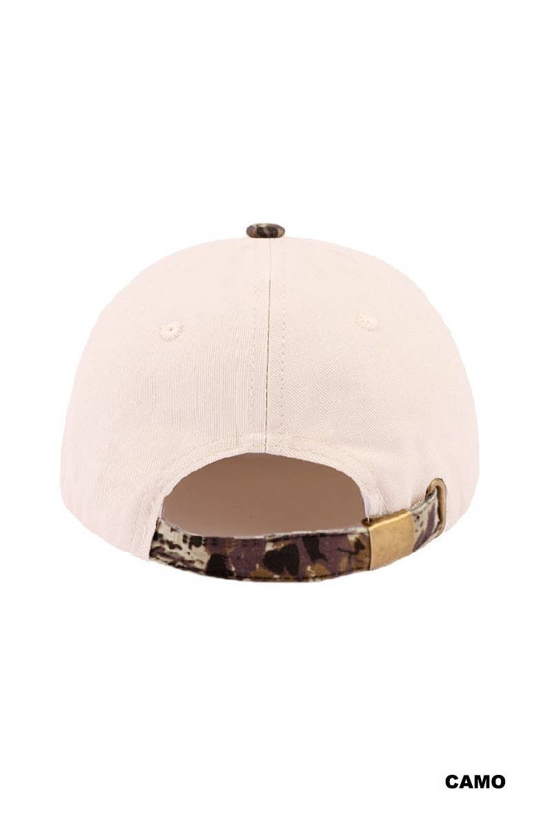 God's Plan Two Tone Cotton Baseball Cap / Hat