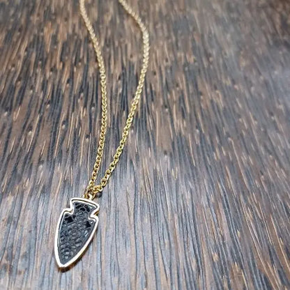 Dainty Designer Filigree Arrowhead Necklace