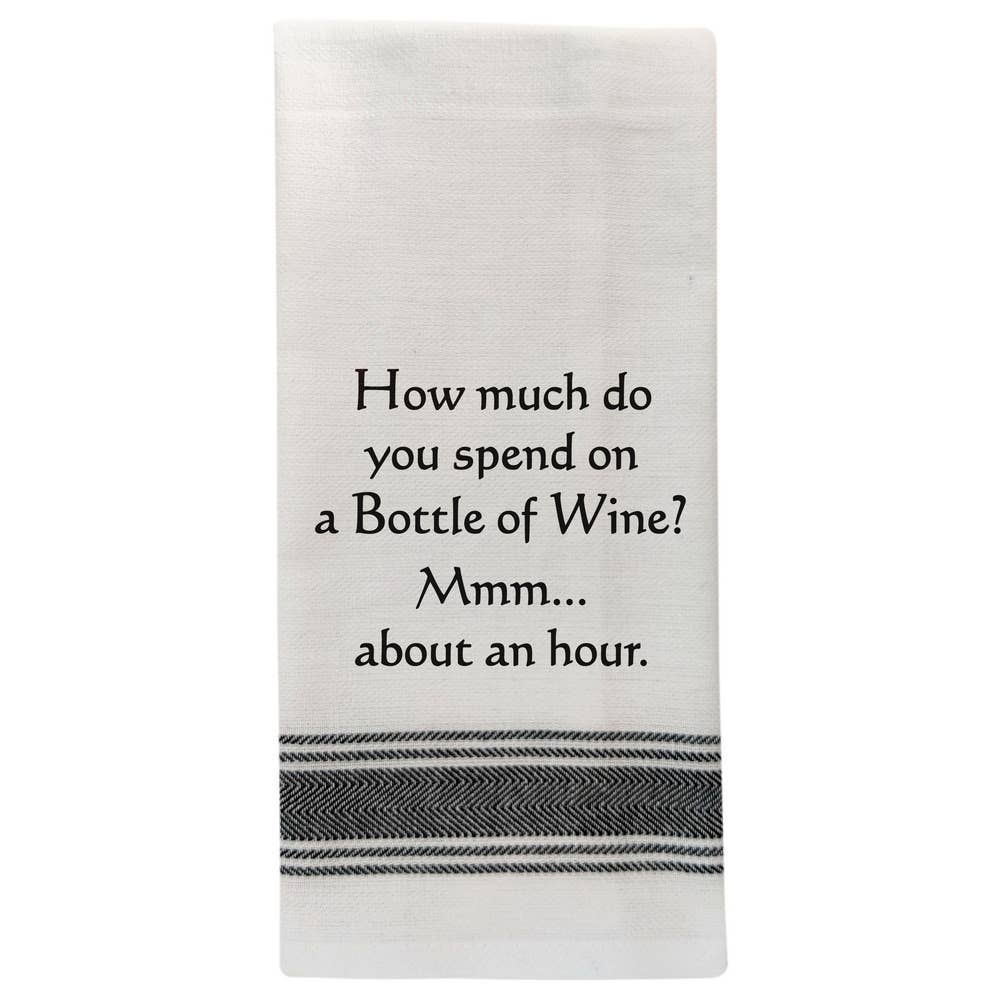 How much do you spend... Tea Towel
