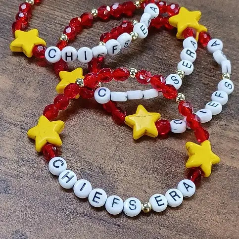 Shinning In My Chiefs Era Bracelet
