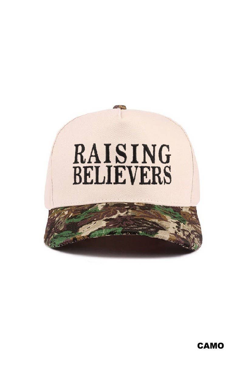 Raising Believers Two Tone Cotton Hat
