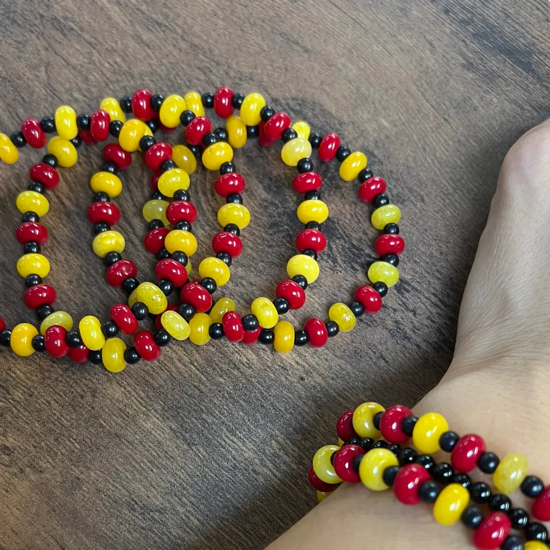 Pop! of KC Color Glass Beaded  Bracelet