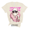 Spooky Ghost Blingy Rhinestone Graphic Tee