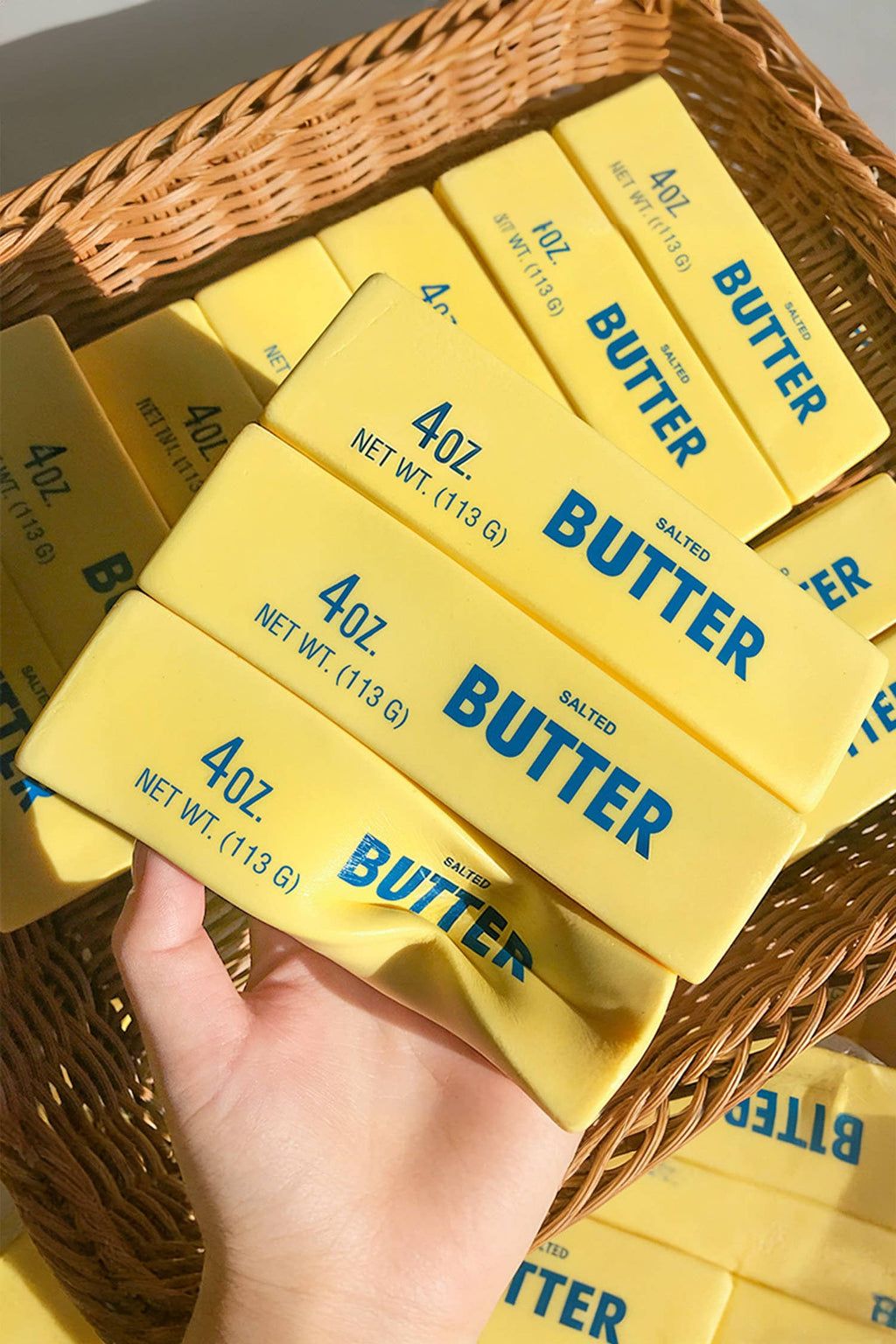 1PC PU Butter Sticker Relieve Pressure Toy