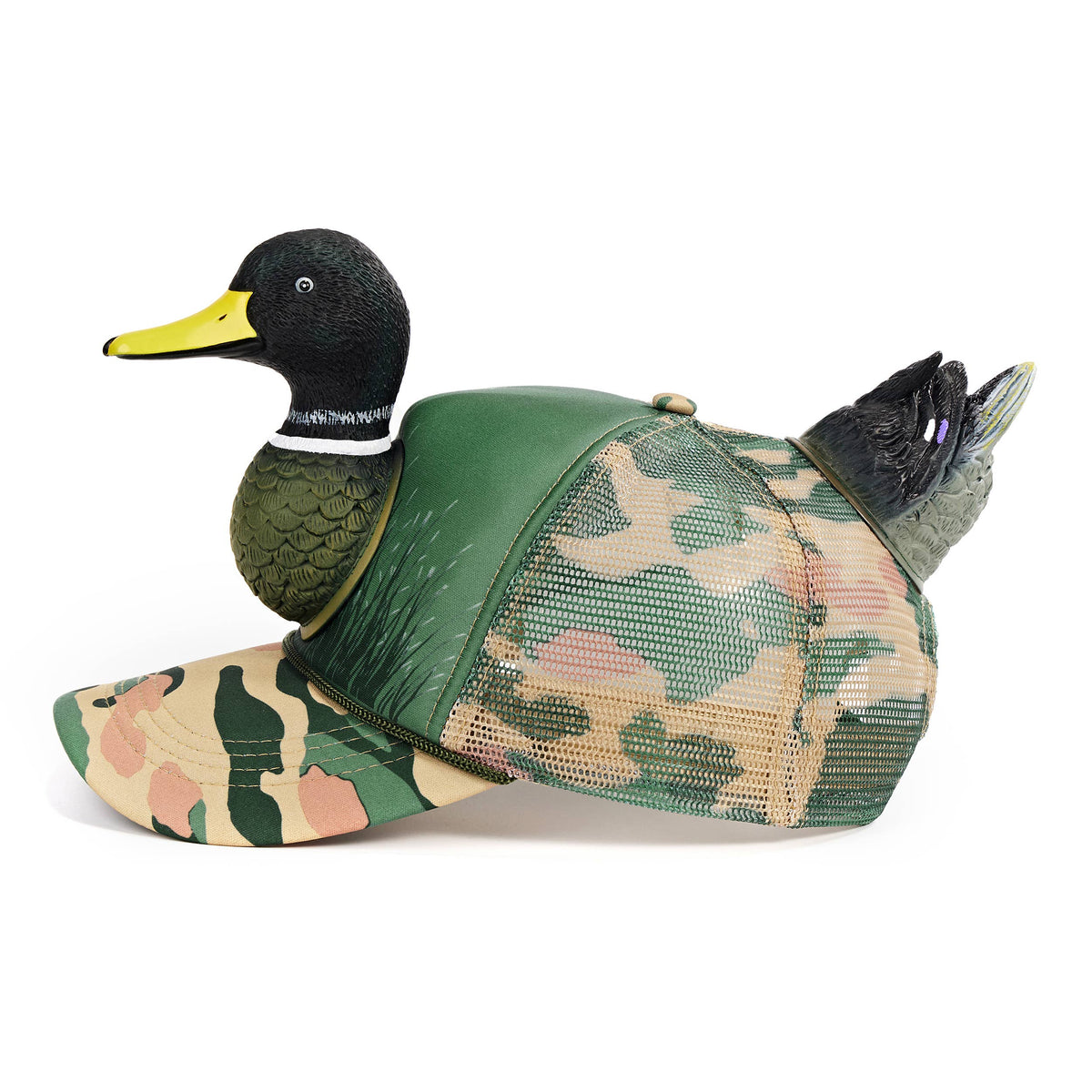 Duck | Unisex Trucker Hat Base Cap Mesh Back