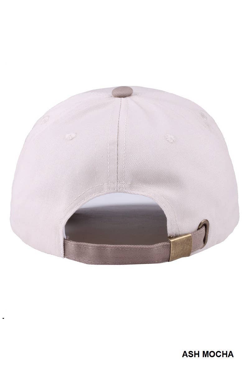 Salty Two-tone Canvas Cotton Cap