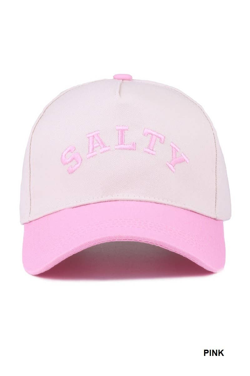 Salty Two-tone Canvas Cotton Cap