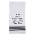NEW BB-I-408 White Kitchen Towel "I'm not always..."