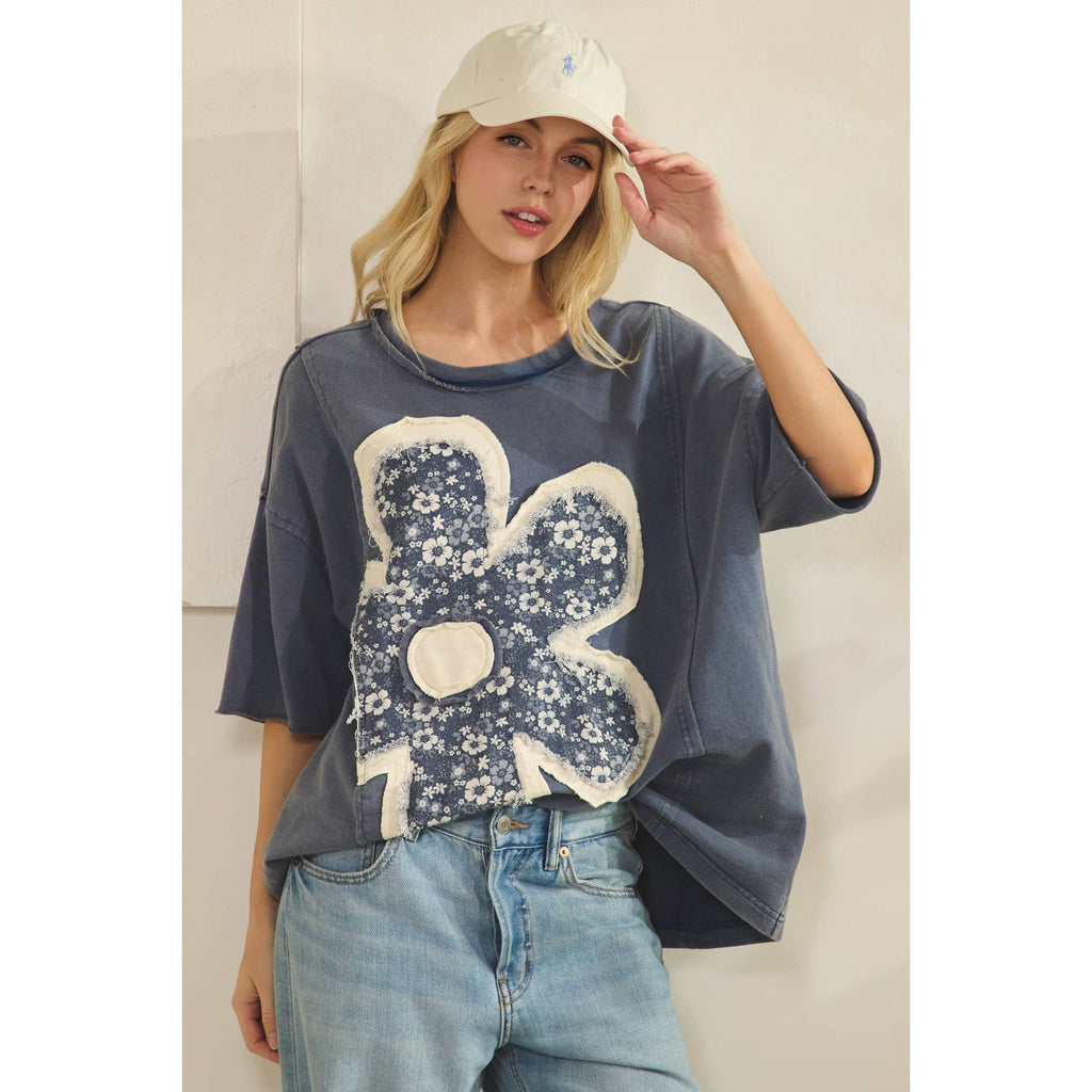 FREE SPIRIT FLORAL PATCH TOP by Sage & Fig