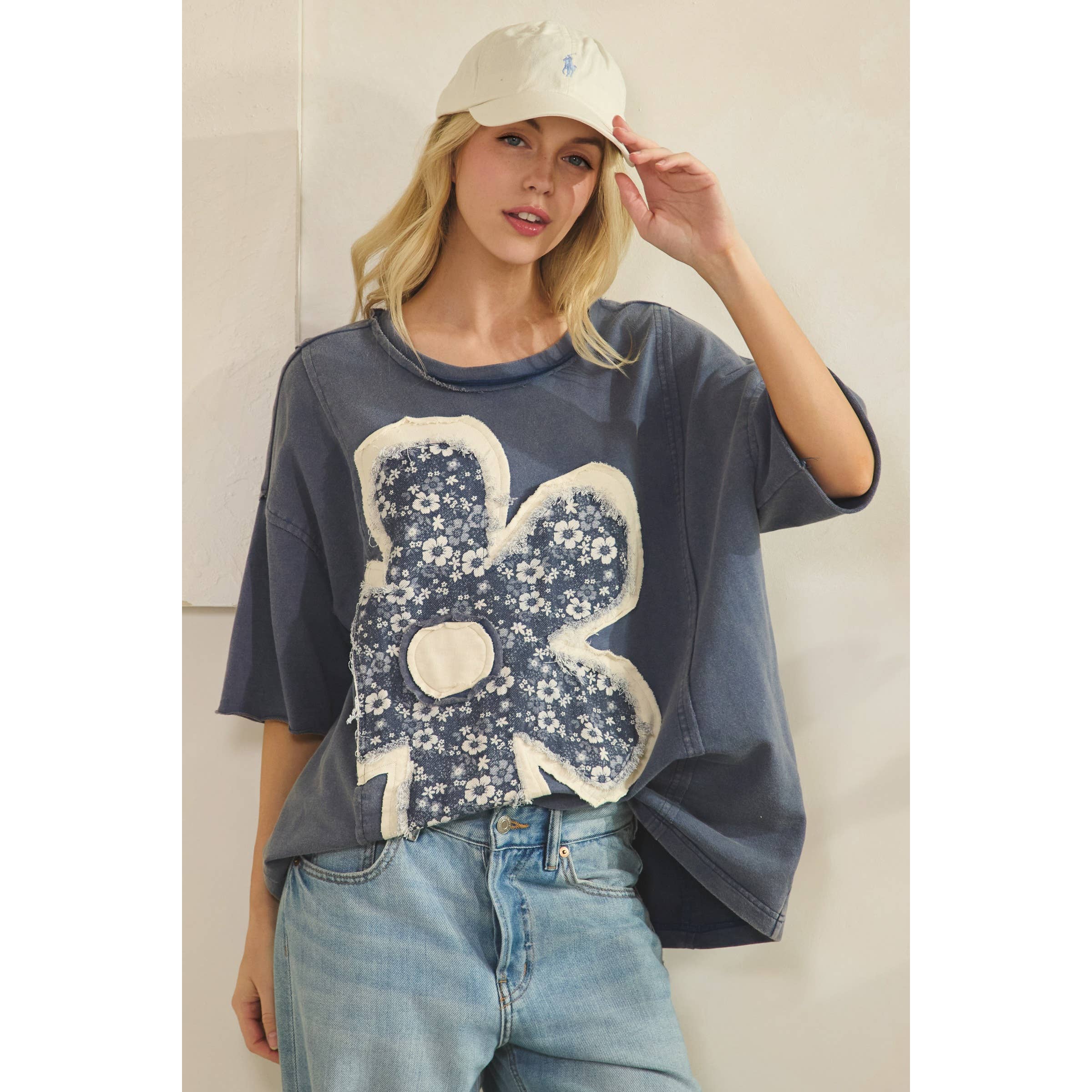 FREE SPIRIT FLORAL PATCH TOP by Sage & Fig