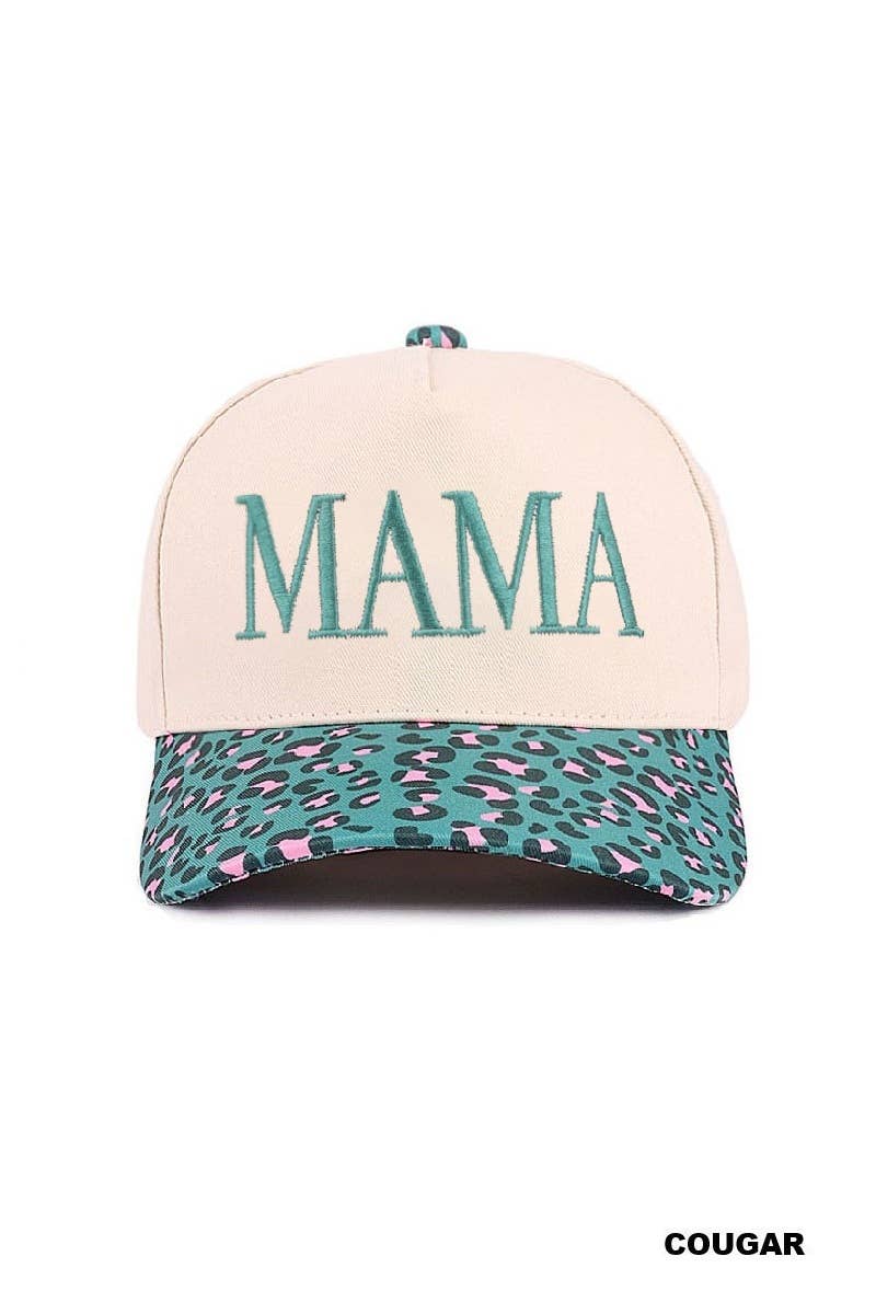 Mama Two Tone Canvas Cotton Cap