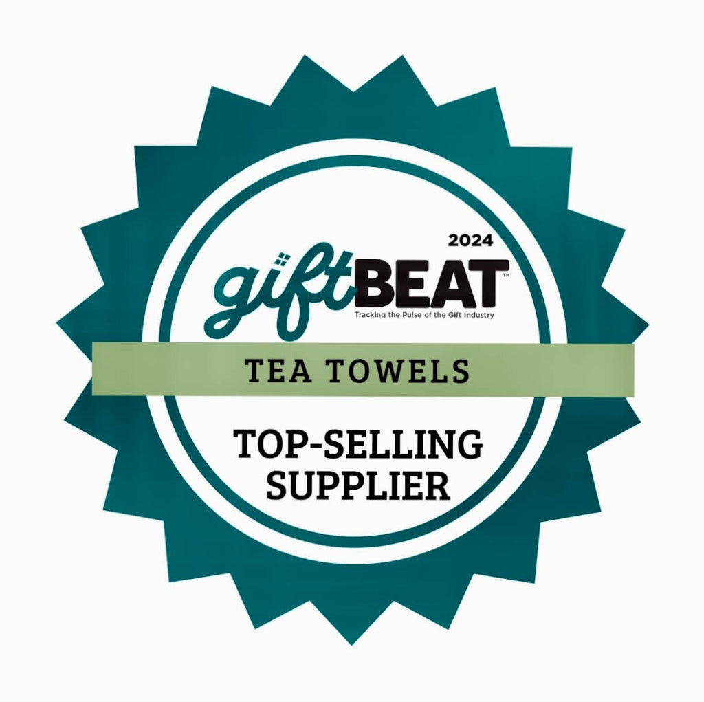 White Kitchen Towel "A Great Fisherman..."