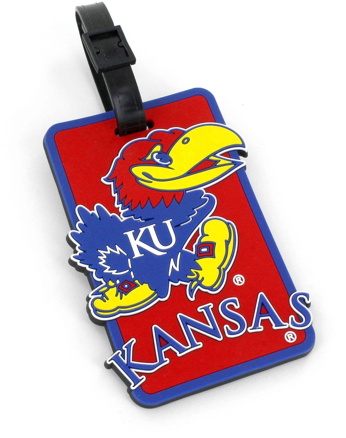 NCAA Kansas Jayhawks Soft Luggage Tag