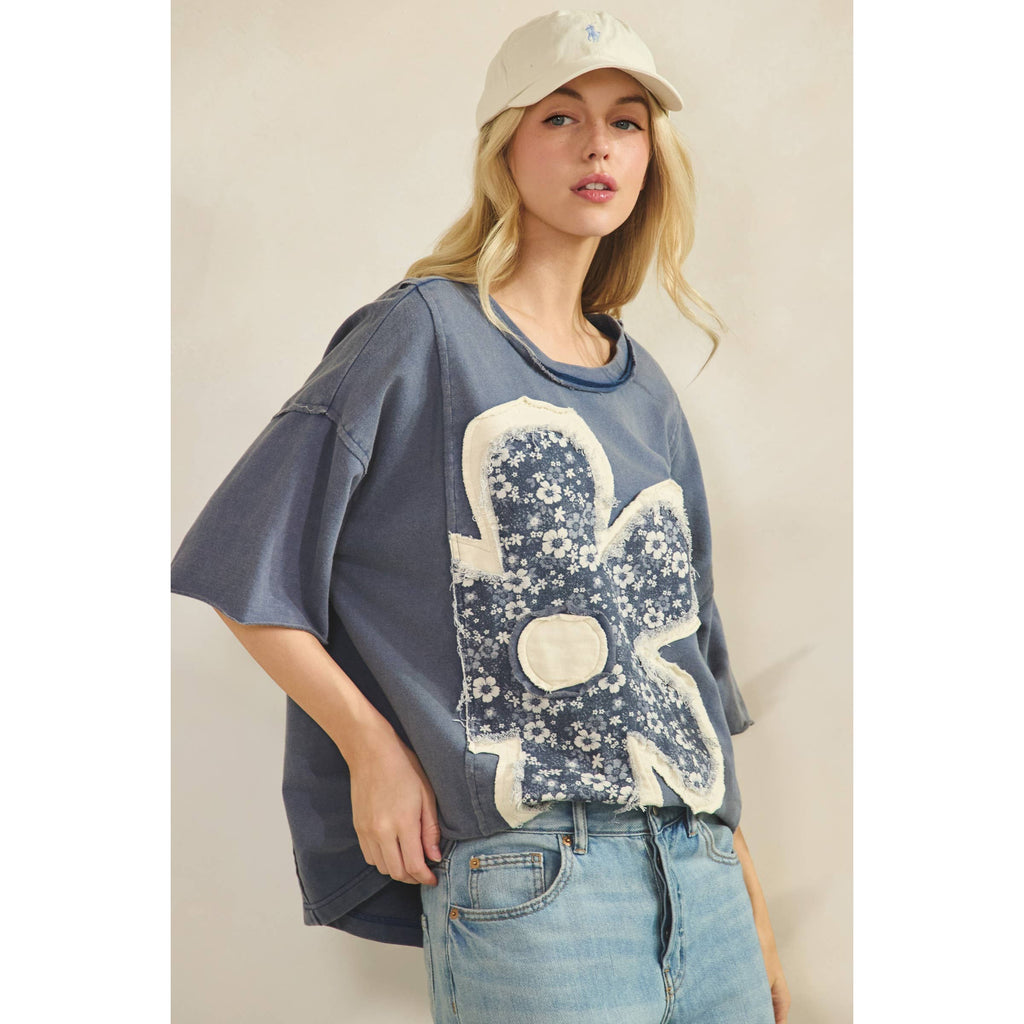 FREE SPIRIT FLORAL PATCH TOP by Sage & Fig