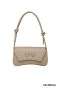 Bow Accent Underarm Shoulder Bag