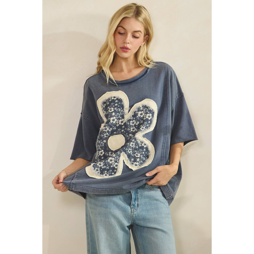 FREE SPIRIT FLORAL PATCH TOP by Sage & Fig