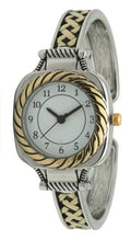 Square Face Cuff Bangle Watch
