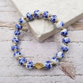 Valentine's Day Ceramic Beaded Heart Bracelet