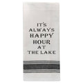 White Kitchen Towel "It's always Happy Hour..."