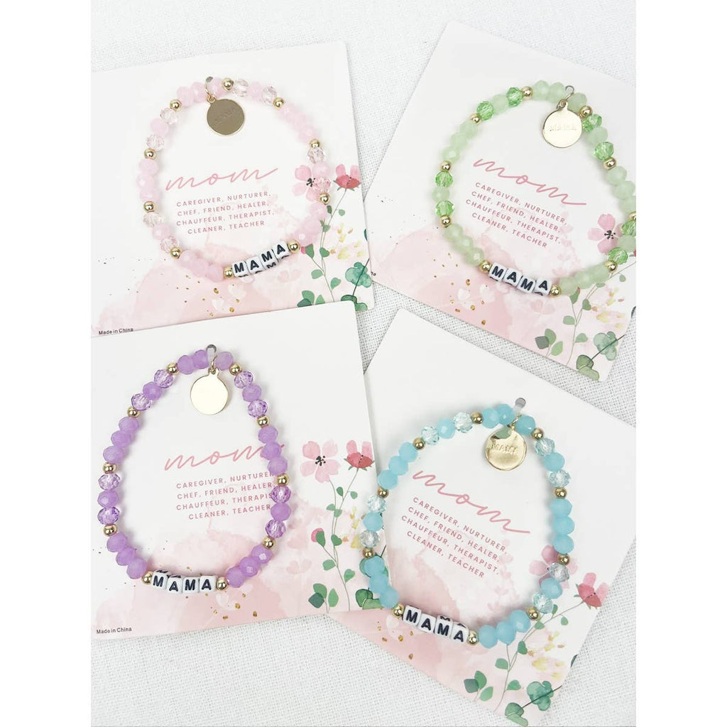 Soft Tone Beads MAMA Inpirational Bracelet