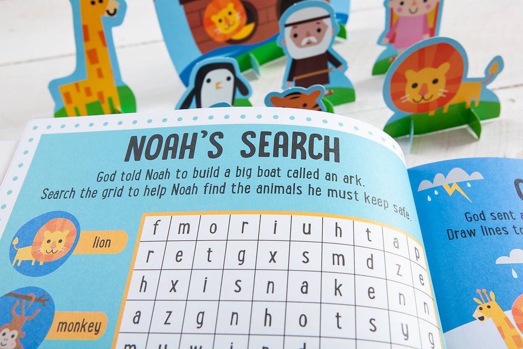 My Bible Stories Activity Book (Blue, Valentine's Day Gifts)