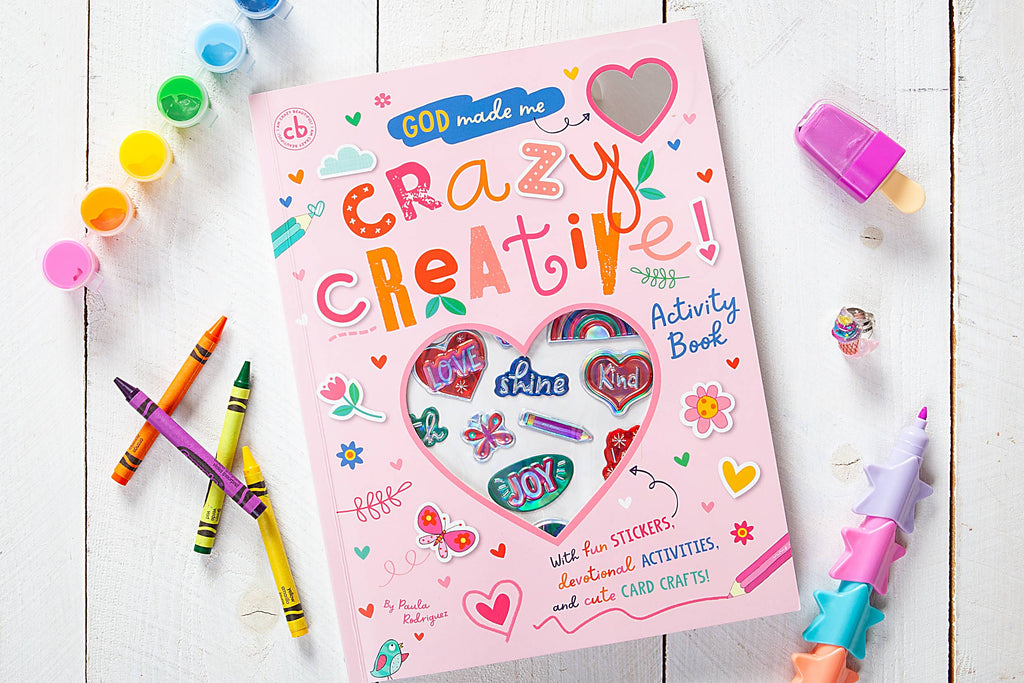 God Made Me Crazy Creative (Activity Book, Valentine's Gift)