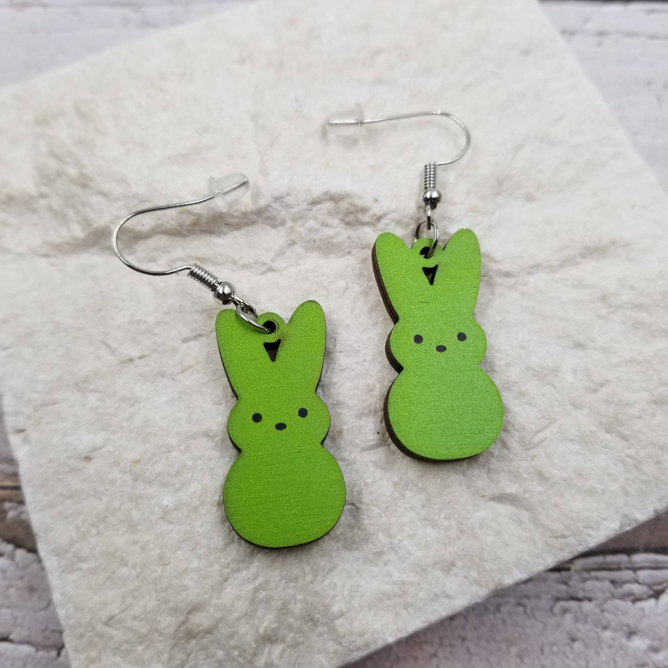 Candy Rabbit Easter Earrings