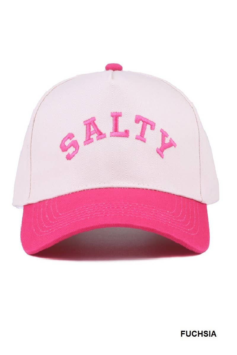 Salty Two-tone Canvas Cotton Cap