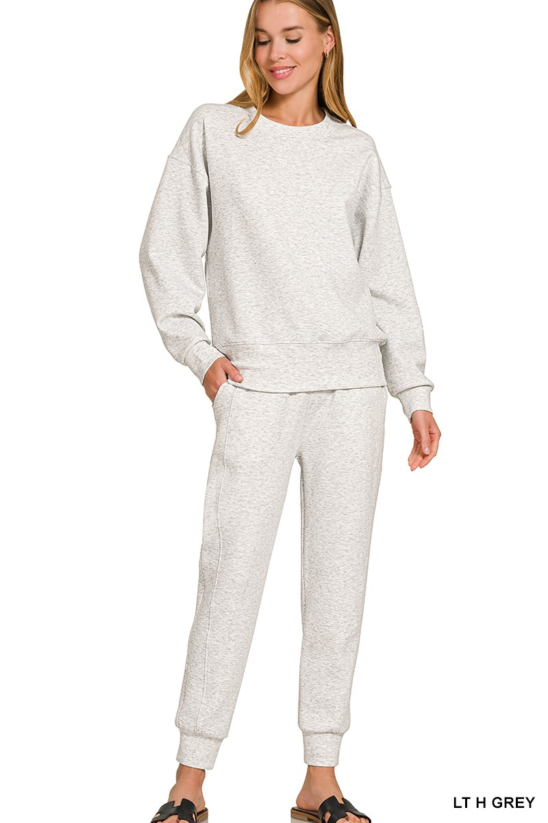 SCUBA CREWNECK PULLOVER & JOGGERS 2 PIECES SET