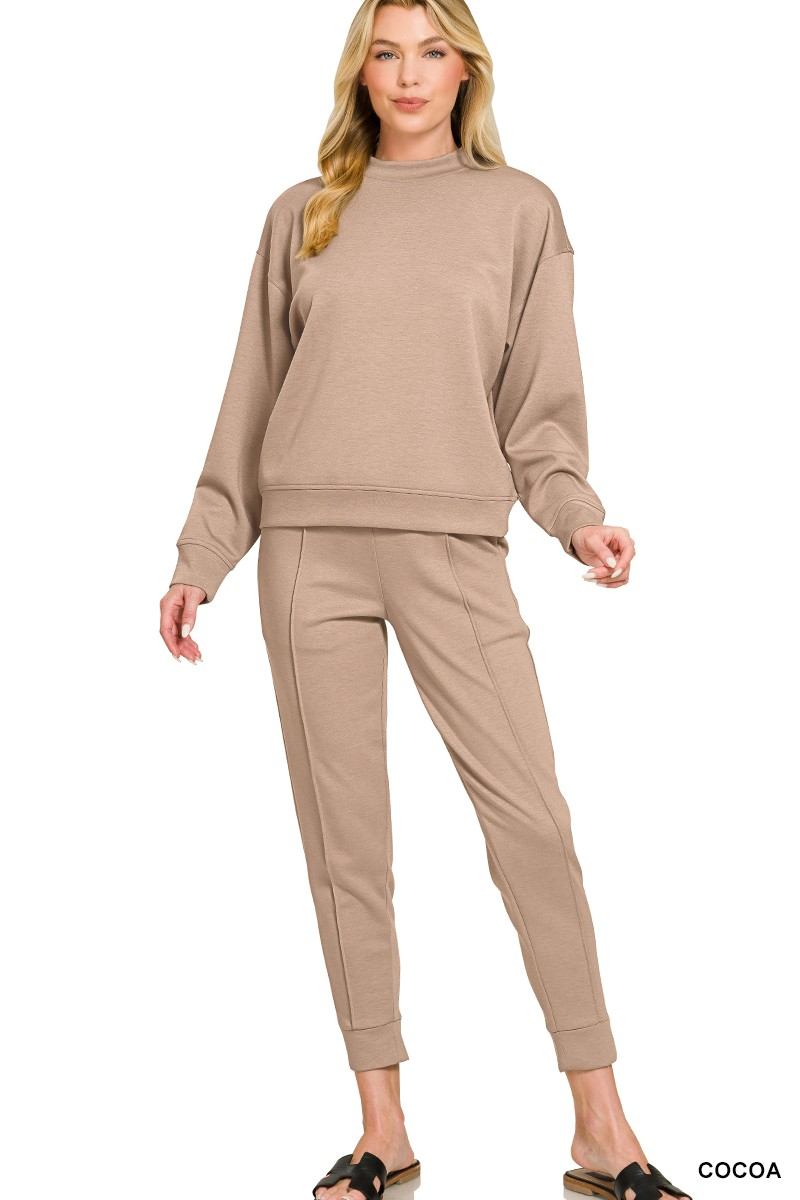 SCUBA MOCK NECK PULLOVER & JOGGERS SET