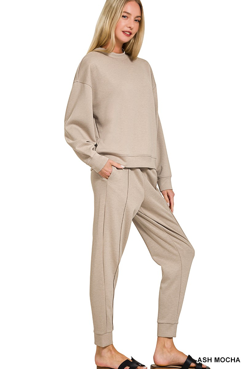 SCUBA MOCK NECK PULLOVER & JOGGERS SET